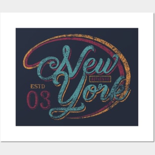 Vintage New York Typography Posters and Art